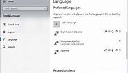 Windows 10 дээр Монгол гарын драйвер тохируулж, Монголоор бичих