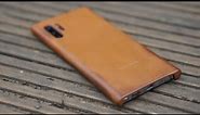 Official Samsung Leather Case Patina - Note 10+ 5G