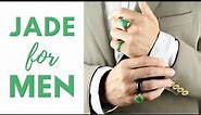 Jade Jewelry for Men | Wedding Bands, Bead Bracelets + Jade Style