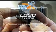 Fenix LD30 Flashlight Operational Demo Video
