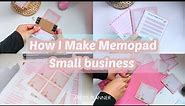 How i make memo pad for small business VLOG | Step by step process | Malaysia