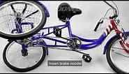 MOONCOOL 7-Speed Adult Tricycle Assembly