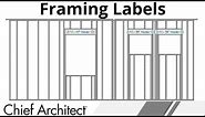 Making Labels for Wall Framing