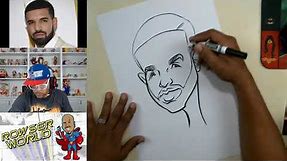 How To Draw Caricatures | Drake