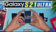 Samsung Galaxy S21 Ultra Unboxing Mini Phone | S21 Ultra Mini Phone Unboxing