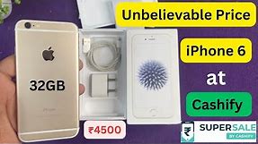 iPhone 6 (32GB) Unbelievable Price at Cashify Supersale I Refurbished Mobile Phones | Cashify|
