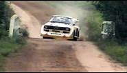 INSANE Audi Quattro Sport S1 1000 Lakes Group B Rally (Pure Engine Sound)