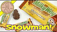 Milky Way Simply Caramel Chocolate Bar Snowmen....Tasty!