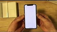 iPhone X 64GB Space gray unboxing and short comparison