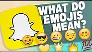 What does Snapchat emojis mean 2021