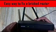 Netgear router not working? Try this simple method. (FIX BRICKED ROUTER)