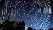 North Star (STAR TRAILS) Time-lapse HD!