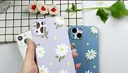 Sunswim for Galaxy S20+ Plus Case Cute Daisy Pattern Full Camera Lens Protection Slim Shockproof TPU Bumper Liquid Silicone Protective Cover Phone Cases for Samsung Galaxy S20+ Plus 5G 6.7"-Black