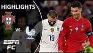 Cristiano Ronaldo and Karim Benzema shine in Portugal vs. France draw | Highlights | ESPN FC
