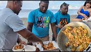They missed their flight just to come on the adventure | big seaside cooking | coconut dumpling