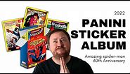Unboxing the Amazing Spider-man 60th Anniversary Panini Sticker Album 2022