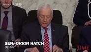 Video of Senator taking off invisible glasses practically memes itself
