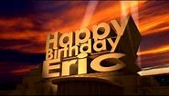 Happy Birthday Eric