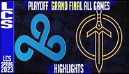 C9 vs GG Highlights ALL GAMES | LCS Spring 2023 Playoffs GRAND FINAL | Cloud9 vs Golden Guardians