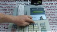 How To Program Department Sales Buttons Sharp XE-A203 / XE-A206 / XE-A20S Cash Registers