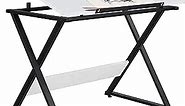 Yaheetech Drafting Table for Artists Art Desk Drawing Painting Studying Table w/Tilted Tabletop Art Craft Work Station for Adults Home Office School Use
