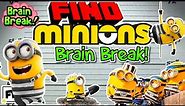 Can You Find The Minions? - Brain Break Challenge | Minions Movie | GoNoodle Inspired