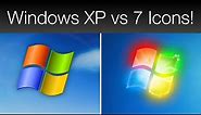 Windows XP vs Windows 7 Icons!