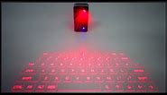 Laser Keyboard?! (with typing test)