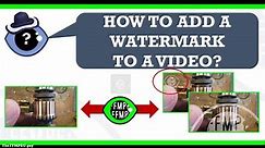 How to add a watermark to a video | png overlay #ffmpeg #TheFFMPEGGuy