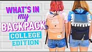 What’s in My Backpack COLLEGE Edition! | Back to School 2019
