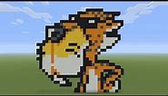 Minecraft Pixel Art - Cheetos Chester Cheetah