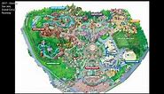 Tokyo Disneyland Through The Years in Maps (1983-2022)