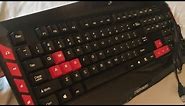 CyberpowerPC keyboard review vs cheap mechanical (red dragon)