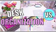 How to clean and organize your desk!