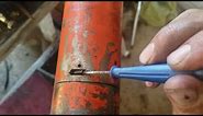 Kubota L4560 Backhoe cylinder - Square wire Retainer Clip