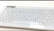 AccuMed Glass - Tempered Glass Clinical / Medical Touchpad Keyboard - KYB-ACCU-GLASSUK