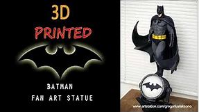 Batman 3d Printed Fan Art Statue