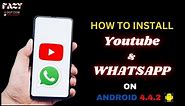 How to Install YouTube on Android 4.4.2 || YouTube install on old Android tv