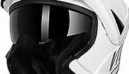 Westt Motorcycle Helmets Modular Motorcycle Helmet for Adults Motorbike Helmet ATV Helmet with Dual Visor for Men & Women Full Face Helmet Flip Up Motorcycle Helmet DOT Approved