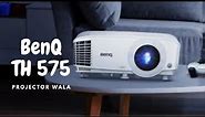 BenQ TH 575 Full HD Projector installation with 110'' Motorized Projection Screen by @PROJECTORWALA