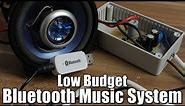 Make your own Low Budget Bluetooth Music System || OpAmp