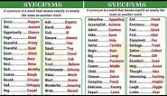 60+ Super Useful Synonyms in English to Expand Your Vocabulary (Part I)