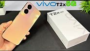Vivo T2x 5G Latest Unboxing & Review | Camera | Price | 6GB / 128GB | V2253 (Aurora Gold )