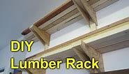 Garage Lumber Rack - Easy Cheap DIY Project