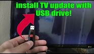 How to Update LG TV firmware with USB drive to Fix software errors