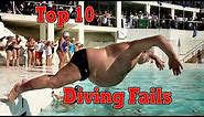 Top 10 diving fails - diving board fails