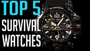 TOP 5 Best Survival Watches for Military 2019