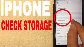 ✅ How To Check Storage On iPhone 🔴