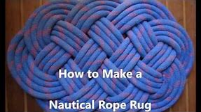 How to Make a Nautical Rope Rug