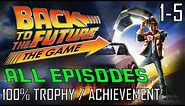 Back to the Future The Game | EPISODES 1-5 (All Trophies / Achievements) 30th Anniversary Gameplay